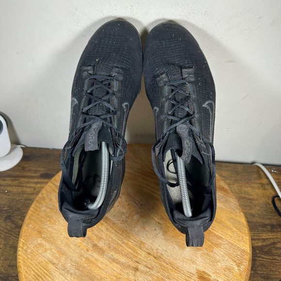 Nike Air VaporMax Flyknit 2021 Men\'s Size 11.5 Black Anthracite Shoes DH4084-001 main image 5